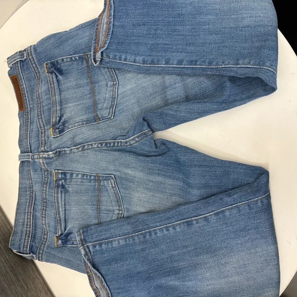Stylish Ralph Lauren polo stretch cropped Blue Jeans